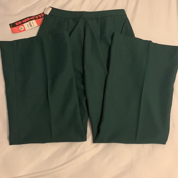 Vintage Polyester Green Trousers NWT Size 16 - Picture 7 of 10